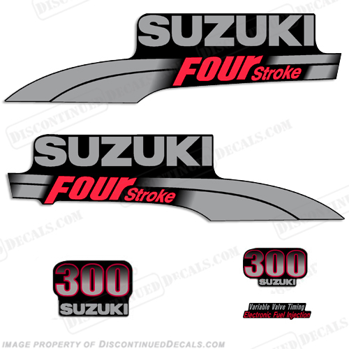 Suzuki 300hp DF300 Decal Kit 2003 - 2009 INCR10Aug2021