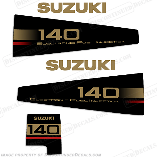 Suzuki 140hp DT140 Decal Kit - 1998 - 2000 INCR10Aug2021