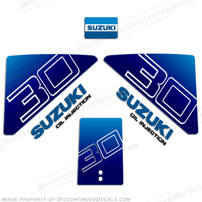 Suzuki 30hp Decal Kit INCR10Aug2021