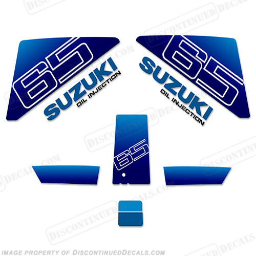 Suzuki 65hp Decal Kit INCR10Aug2021