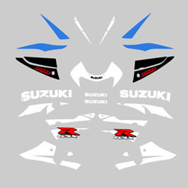 Suzuki GSX-R 750 Full Decal Kit - 2001 