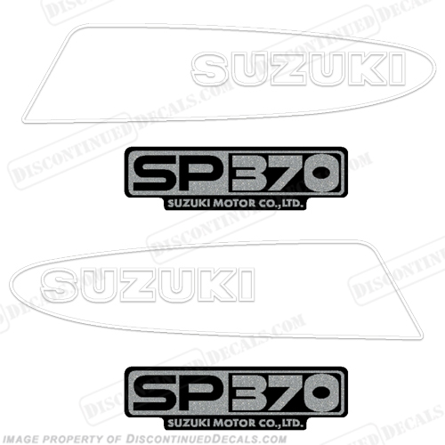 Suzuki SP370 Motorcycle Decals - 1980s INCR10Aug2021