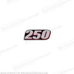 Suzuki 2010-2013 Single "250" Decal - Front INCR10Aug2021