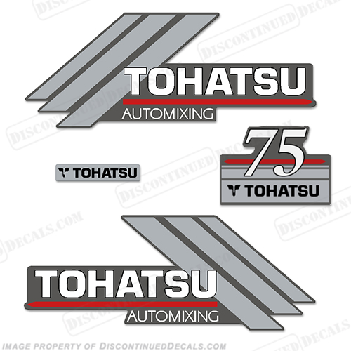 Tohatsu 75hp Automixing Decal Kit INCR10Aug2021
