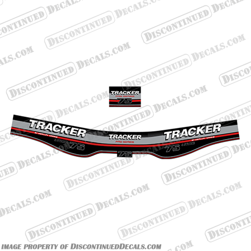 Tracker 75hp 4-Stroke Four Stroke Engine Decal kit Tracker, 75, 75hp, hp, horsepower, horse, power, 4, stroke, 4-stroke, four, 4 stroke, four stroke, four-stroke, engine, decal, decals, kit,