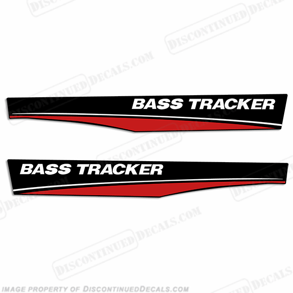 Bass Tracker Boat Decals - Red INCR10Aug2021