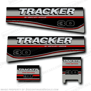 Tracker 30hp Engine Decal kit INCR10Aug2021
