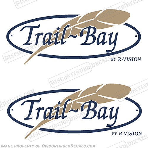 Trail Bay by R-Vision RV Decals (Set of 2)  INCR10Aug2021