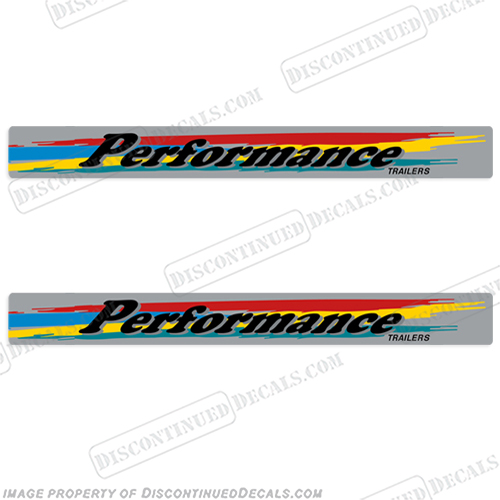 Performance Boat Trailer Decals (Set of 2)  INCR10Aug2021