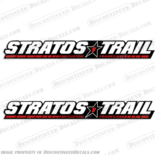 Stratos Trail w/ Star 1 Trailer Decals Stratos, Trail, with, w/, Star, 1, Star 1, 1 Star, Trailer, Decals, Decal