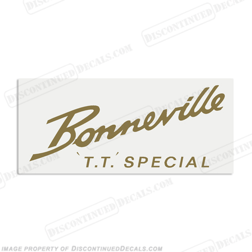 Triumph Bonneville TT Special Decal - Mid 1960s INCR10Aug2021