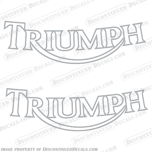 Triumph Gas Tank Decals - Style 3 Triumph, Gas, Tank, Decal, Decals, Style, Style 3