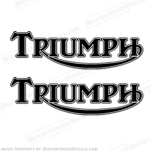 2 CAFE RACER SPADE Vintage Motorcycle 3" Decals Triumph Engine Gas Tank Stickers 