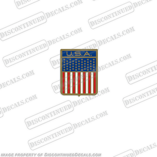 Donzi USA Flag Banner Decal  INCR10Aug2021