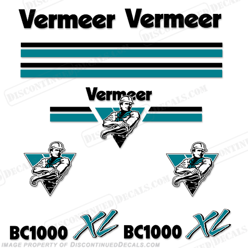 Vermeer BC1000 XL Chipper Decal Kit INCR10Aug2021