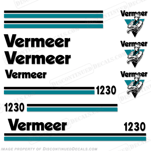 Vermeer BC1230 Brush Chipper Decals INCR10Aug2021