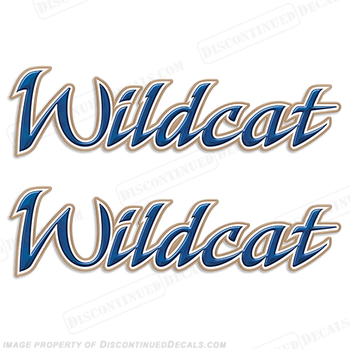Wildcat by Forest River RV Decals 2008 Style (Set of 2) INCR10Aug2021