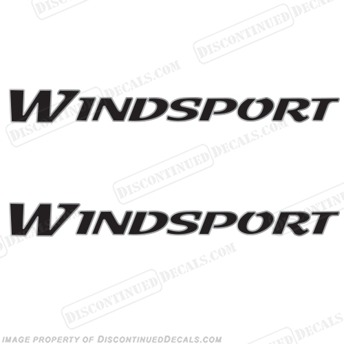 Windsport RV Decal Kit (Set of 2) Custom 2-Color - Pick Colors! INCR10Aug2021