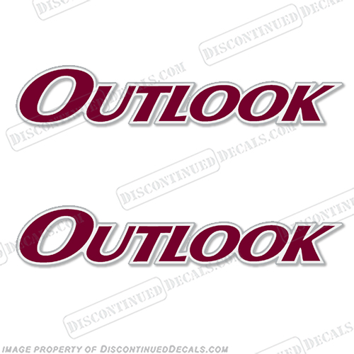 Winnebago Outlook 2007 RV Decal Kit (Set of 2) winnebago, outlook, RV, rv, camper, 5th wheel, recreational, vehicle, caravan, INCR10Aug2021