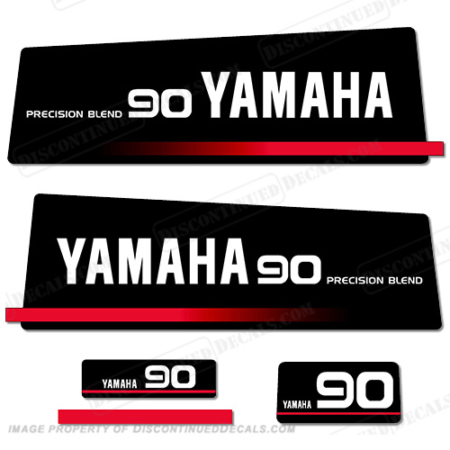 Yamaha 1991 90hp Decals INCR10Aug2021