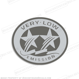 Yamaha 2 Star "Very Low Emissions" Decal INCR10Aug2021