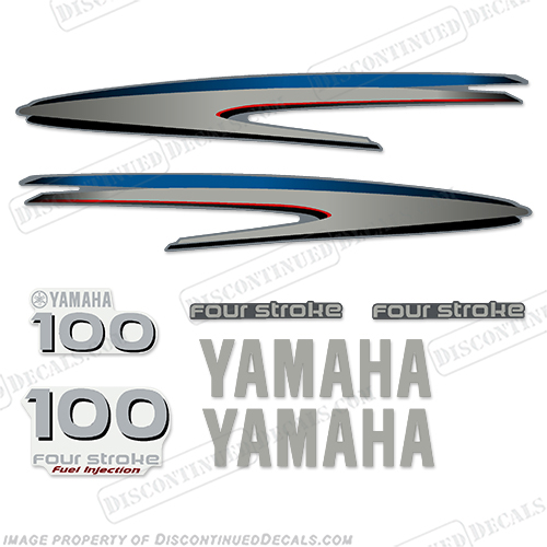 Yamaha 100hp 4-stroke Decals INCR10Aug2021