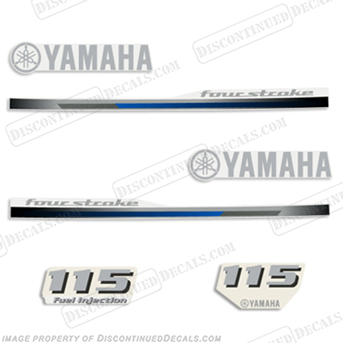 Yamaha 115hp Decals - 2013 Style INCR10Aug2021