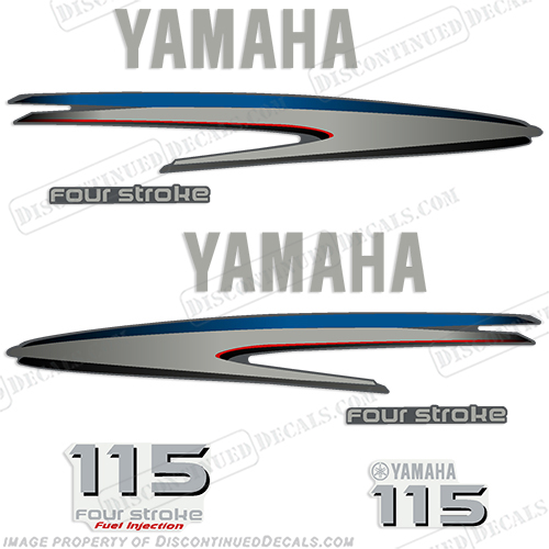 Yamaha 115hp 4-stroke Decals INCR10Aug2021