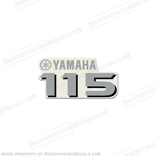 Yamaha Single "115" Decal - Front INCR10Aug2021