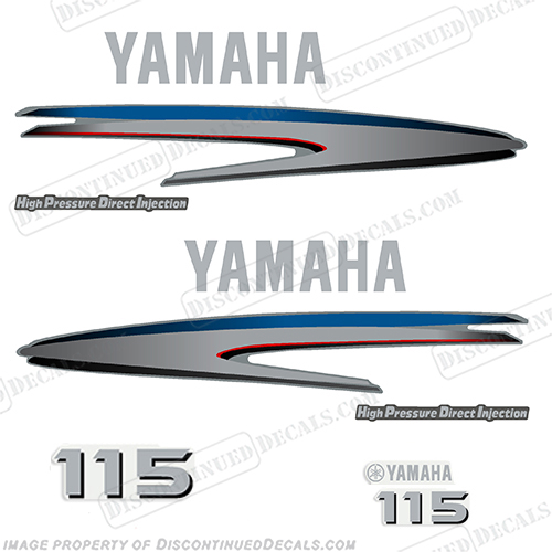 Yamaha 115hp HPDI Decals INCR10Aug2021