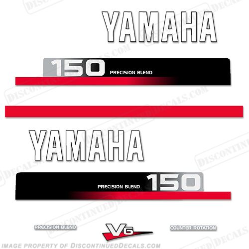 Yamaha 150hp Decal Kit - 1990's INCR10Aug2021