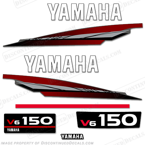 Yamaha 150hp 2-Stroke Decal Kit - 1998 - 2001 INCR10Aug2021