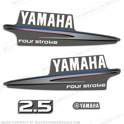 Yamaha 2.5hp Fourstroke Decals INCR10Aug2021