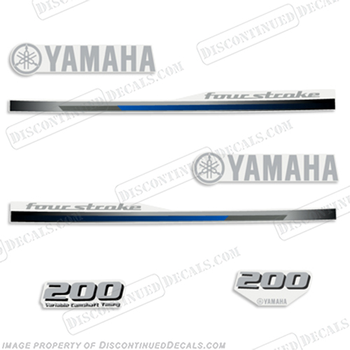 Yamaha 200hp FourStroke Decals - 2013+ INCR10Aug2021