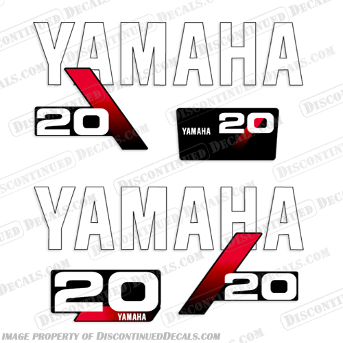 1992 Yamaha 20hp Decals 1992, 20, yamaha, Decals, hp, 20hp