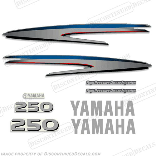 Yamaha 250hp HPDI Decal Kit INCR10Aug2021
