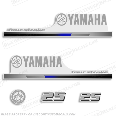 Yamaha 2010+ Style 25hp Decals INCR10Aug2021