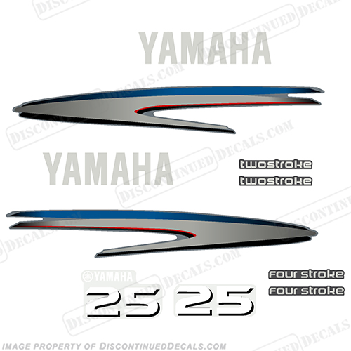 Yamaha 25hp Decals INCR10Aug2021