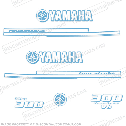 Yamaha 2010 Style 300hp Decals - Any Color INCR10Aug2021