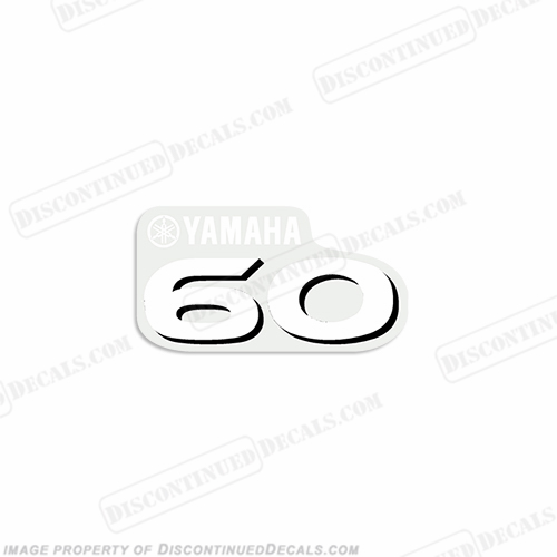 Yamaha Single "60" Decal - Front INCR10Aug2021