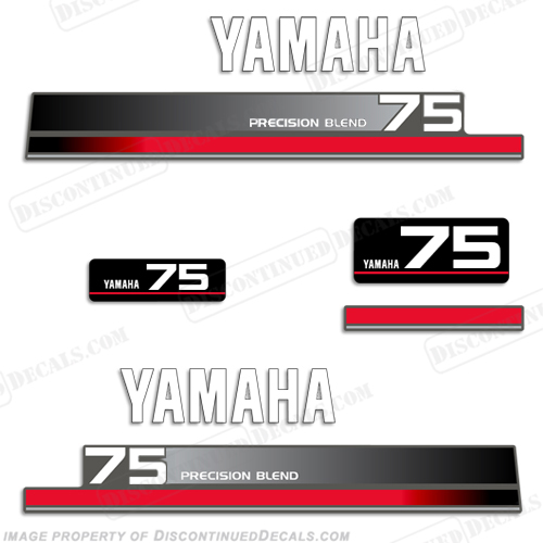 Yamaha 75hp Decal Kit - 1990's INCR10Aug2021