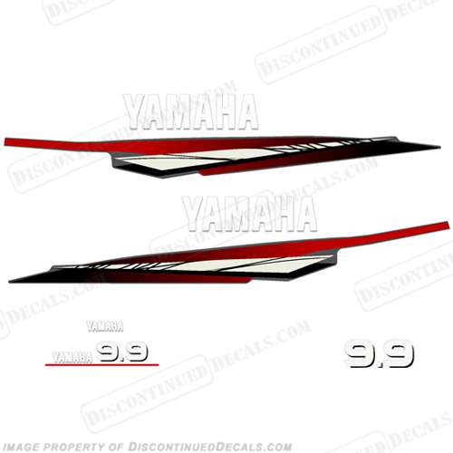 Yamaha 9.9hp 2-Stroke Decals INCR10Aug2021