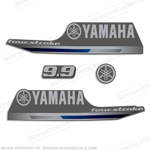 Yamaha 9.9hp Fourstroke Decals 2013 + 9.9, hp, 9, 99, 2013, 13, 2014, 14, 2015, 15, 2016, 16, 2017, 17, 2018, 18, INCR10Aug2021
