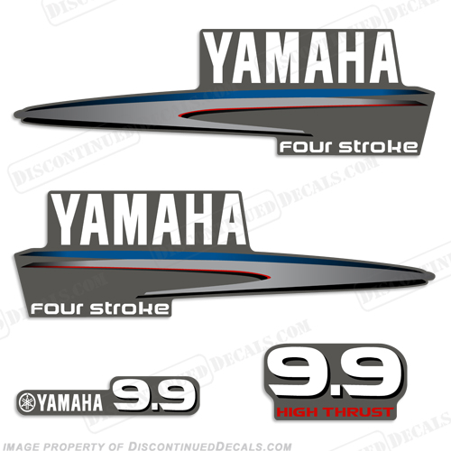 Yamaha 9.9hp Fourstroke High Thrust Decals INCR10Aug2021