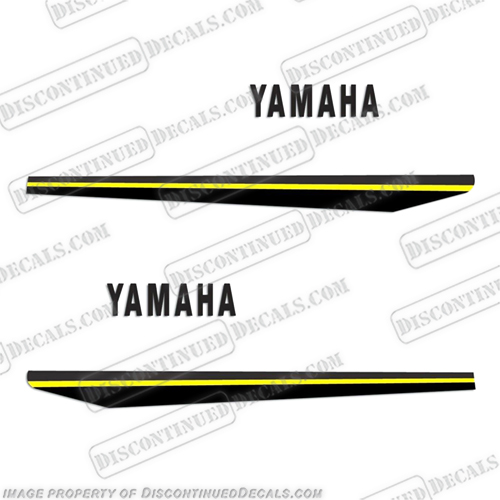 Yamaha DT250 Motorcycle Gas Tank Stickers 1979 yamaha, enduro, dt250, 250, 250cc, yz250, motorbike, motor, bike, motorcycle, gas, fuel, tank, stickers, decal, decals, 1974