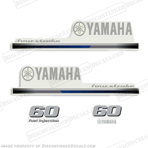 Yamaha 60hp (F60) Decals - 2013 INCR10Aug2021
