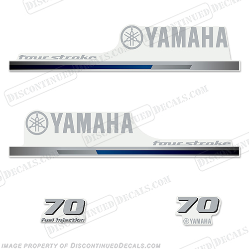 Yamaha 70 hp (F70) Decals 2013+ f 70, INCR10Aug2021