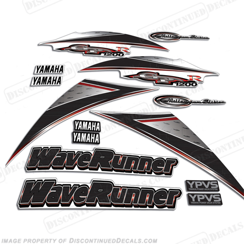 Yamaha 2000 GP1200R Millenium Edition Decal Kit INCR10Aug2021