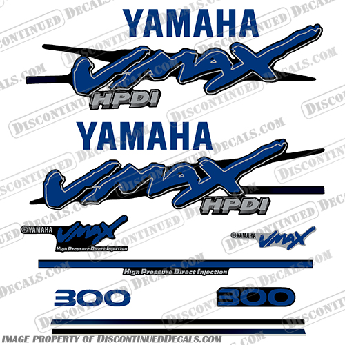 Yamaha VMAX HPDI Outboard Engine Decal – 3M Marine Grade (Multiple HP Sizes)