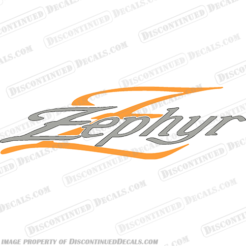 Zephyr RV Decal - Single zephyr, rv, decal, stciker, logo, camper, motorhome, travel, trailer, 5th, wheel, 